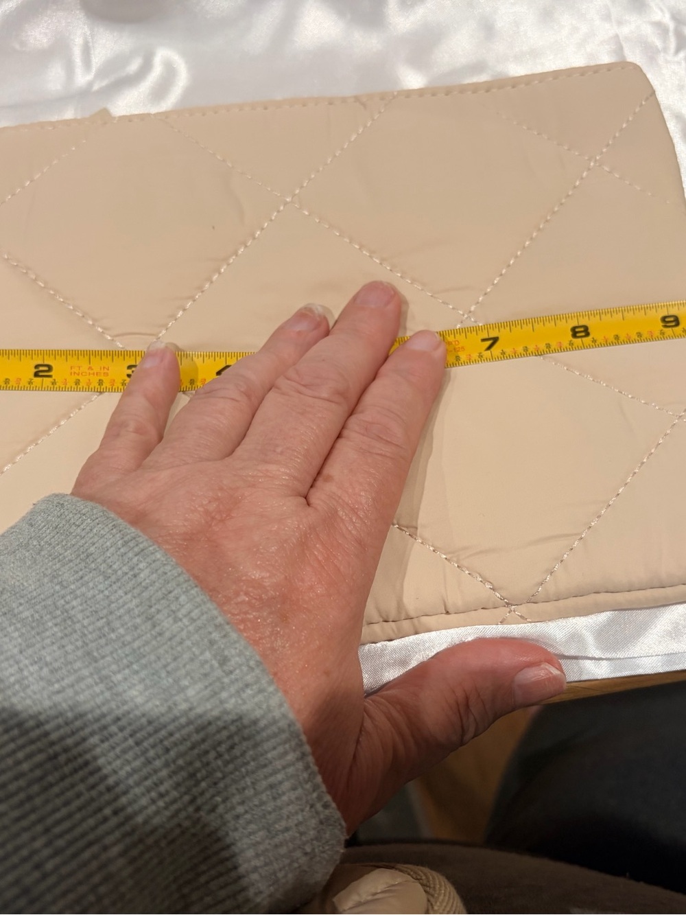 Computer case Quilted Cream bundle - Picture 7 of 8